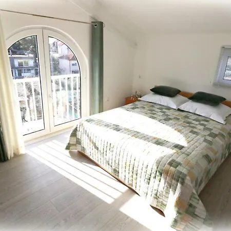 公寓 Modern In Peracko Blato With Sea View And Pool *
